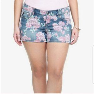 Torrid Floral Shorts Size 14